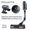 Aspirateur Laveur Balai et À main Rowenta X-Force Flex 14.60 Flexible Sans Fil - 200AW 70min - Aqua +11 Accessoires - 900ml - RH99C0WO DariTek