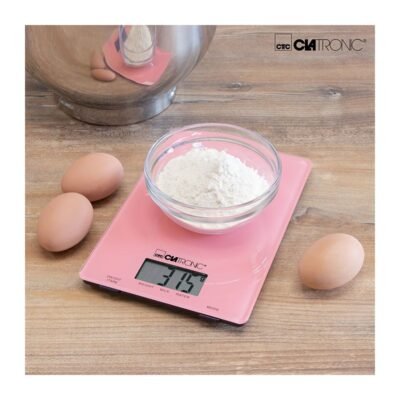 Balance de Cuisine Numérique Clatronic 5 KG avec Surface en Verre - KW 3626 DariTek