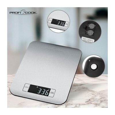 Balance de Cuisine Numérique Proficook 5 Kg en Acier Inoxydable - PC-KW 1061 DariTek