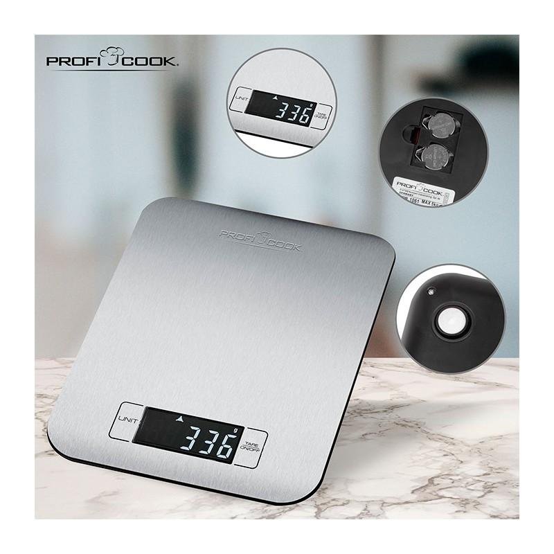 Balance de Cuisine Numérique Proficook 5 Kg en Acier Inoxydable - PC-KW 1061 Balance de Cuisine Numérique Proficook 5 Kg en Acier Inoxydable - PC-KW 1061 – Image 4