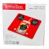 Balance de Cuisine Numérique Terraillon 3 Kg avec Surface en Verre - T1040 DETOX Rouge – Image 2