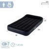 ⁦فرشة هوائية Intex بمقاس 1.5 شخص مع مضخة كهربائية USB مدمجة 191 × 99 × 25 سم للتخييم والشاطئ والمنزل - 66127⁩ - الصورة ⁦4⁩