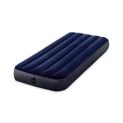 Matelas Gonflable Intex 1 Place 191x76x25 cm Classic Downy pour Camping Plage et Maison - 64756 DariTek