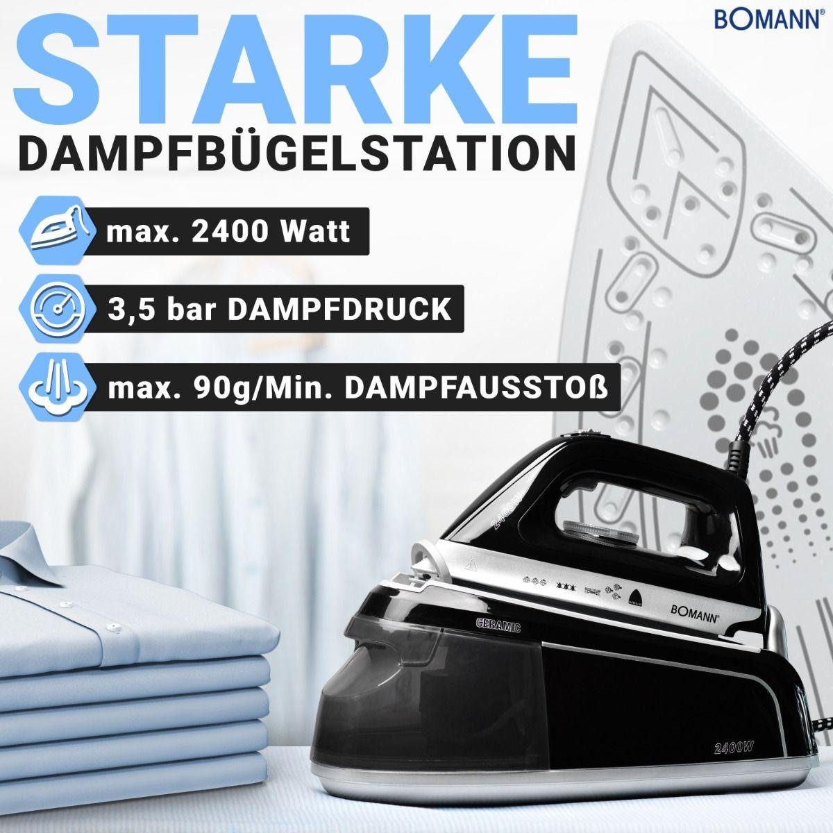 Centrale Vapeur Bomann 2400W Pression 3.5 Bars et Réservoir de 1.2L - DBS 6034 CB Centrale Vapeur Bomann 2400W Pression 3.5 Bars et Réservoir de 1.2L - DBS 6034 CB – Image 6