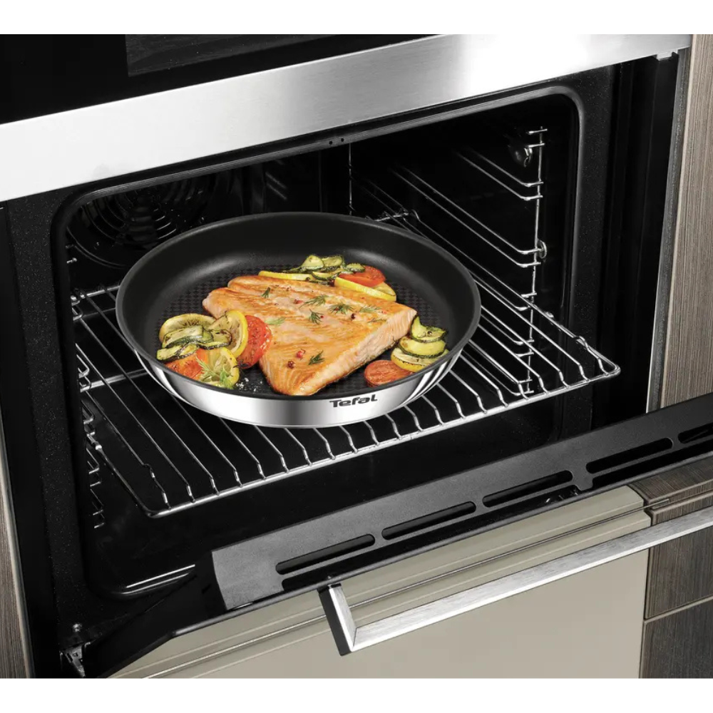 Batterie de Cuisine Tefal 10 Pièces à Poignée Amovible et Poêle et Casseroles en Inox Anti-adhésif - Ingenio Emotion L897S104 Batterie de Cuisine Tefal 10 Pièces à Poignée Amovible et Poêle et Casseroles en Inox Anti-adhésif - Ingenio Emotion L897S104 – Image 7