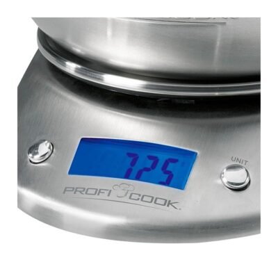 Balance de Cuisine Numérique Proficook 5 Kg avec Bol 2L en Inox Facile à Lire - PC KW 1040 DariTek