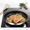 طقم أواني طهي Tefal من 15 قطعة – مقالي و قدور غير لاصقة متوافقة مع الحثّ مع مقبض قابل للإزالة وإكسسوارات متعددة – Ingenio Emotion L897SF04 DariTek