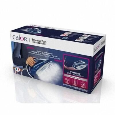 Fer à Repasser à Vapeur Calor 2700W 270 mL avec Fonction Pressing de 240g/min - Easygliss Plus FV5750C0 DariTek