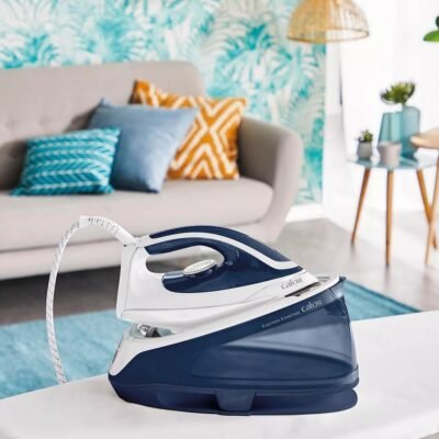 محطة بخار Calor بقوة 2200 واط وضغط 5.3 بار و سعة 1.4 لتر مع نظام مضاد للتكلّس و وظيفة Pressing بقدرة 270 غ/دقيقة – Express Essential SV6116C0 DariTek