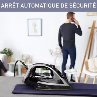 مكواة بخار Calor بقوة 3000 واط مع فلتر مضاد للتكلّس ووظيفة Pressing بقدرة 280 غ/دقيقة – PureGliss FV8062C0 DariTek