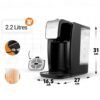 موزع ماء ساخن Proficook بسعة 2.2 لتر و قوة 2600 واط مع 5 مستويات حرارة - PC-HWS 1168 DariTek