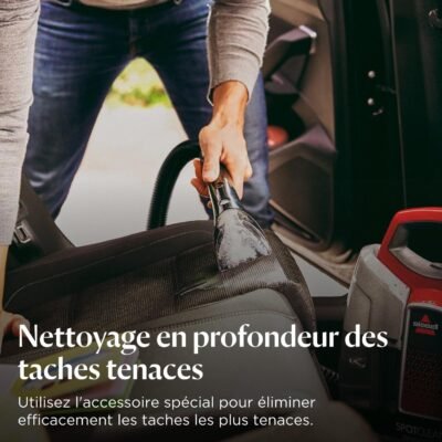 جهاز إزالة البقع متعدد الأسطح Bissell SpotClean ProHeat بقدرة 330 واط مع تقنية HeatWave – جهاز تنظيف البقع للسجاد، الموكيت، الأثاث، الأقمشة، السيارة والمزيد – 36988 DariTek