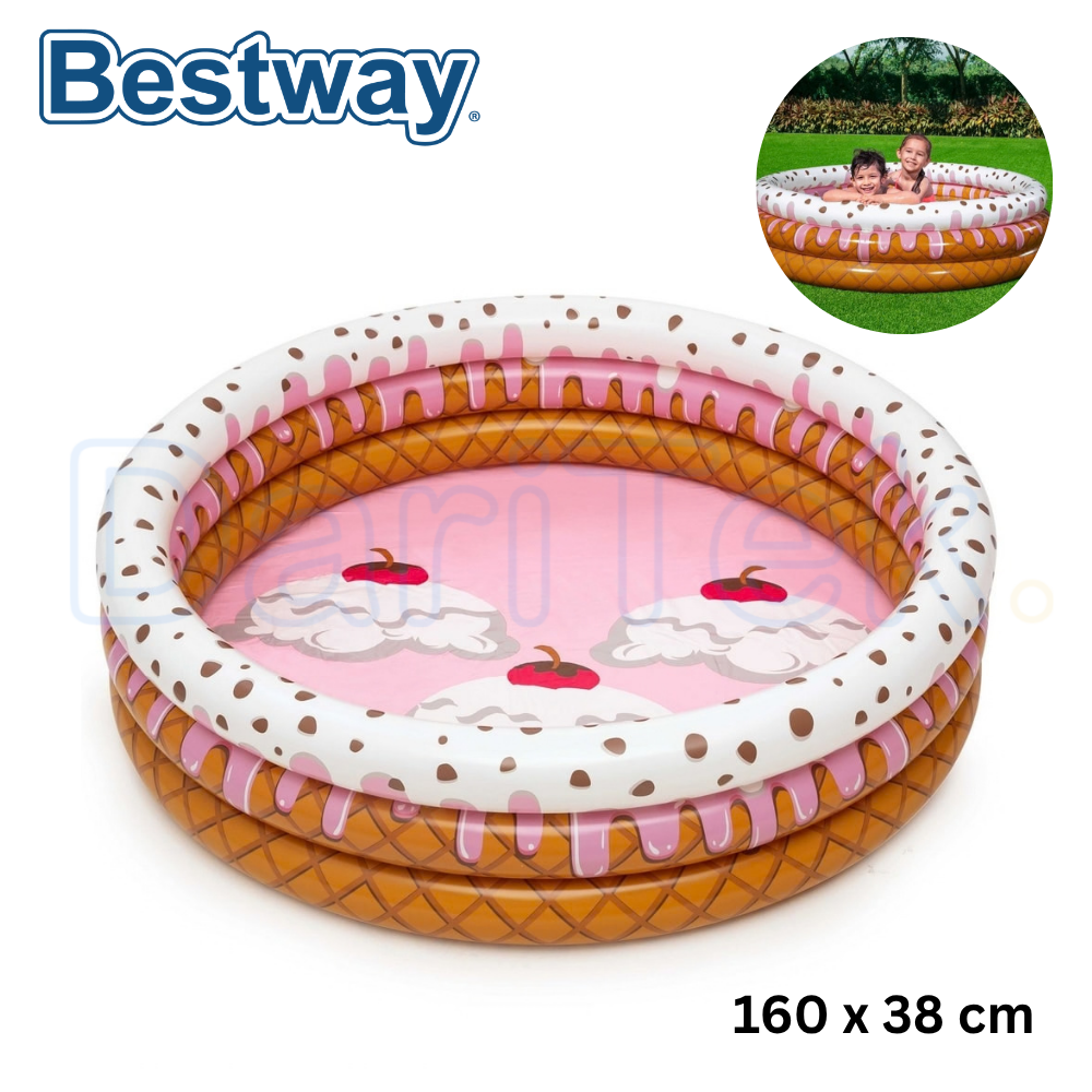 Piscine Ronde Gonflable Ice Cream Bestway Pour Enfants 160 x 38 cm - 51144
