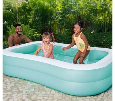 مسبح قابل للنفخ مستطيل الشكل Intex واسع بمقاسات 229 × 152 × 48 سم للأطفال – 57181 Piscine Gonflable Rectangulaire Intex Spacieuse 229 x 152 x 48cm pour Enfants - 57181