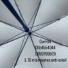 Parasol 1.70 m à Rayures Anti Soleil pour Plage et Jardin (Socle NON Inclus) DariTek