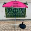 Parasol 1.70 m Anti Soleil pour Plage et Jardin (Socle NON Inclus) DariTek