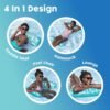 Fauteuil Hamac 4 En 1 Gonflable de Piscine Bestway - 140 x 87 cm - 43839