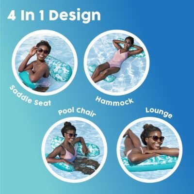 Fauteuil Hamac 4 En 1 Gonflable de Piscine Bestway - 140 x 87 cm - 43839
