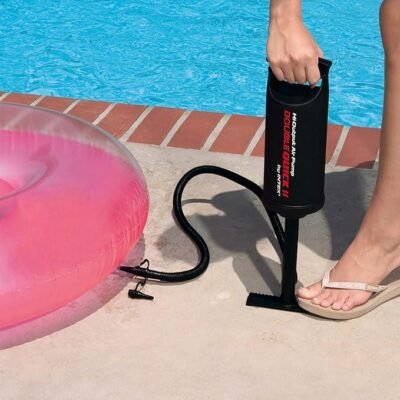 Pompe Manuelle Gonfleur A Main 1.7 L 36 Cm INTEX Double Quick II 68614 DariTek