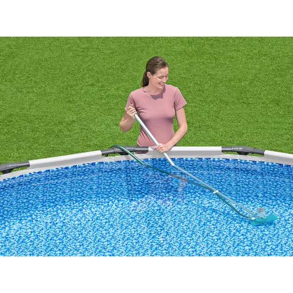 مكنسة مسبح 2 في 1 مع شبكة AquaClear من Bestway - طقم تنظيف كامل وسريع - 58013 مكنسة مسبح 2 في 1 مع شبكة AquaClear من Bestway - طقم تنظيف كامل وسريع - 58013 - الصورة 2