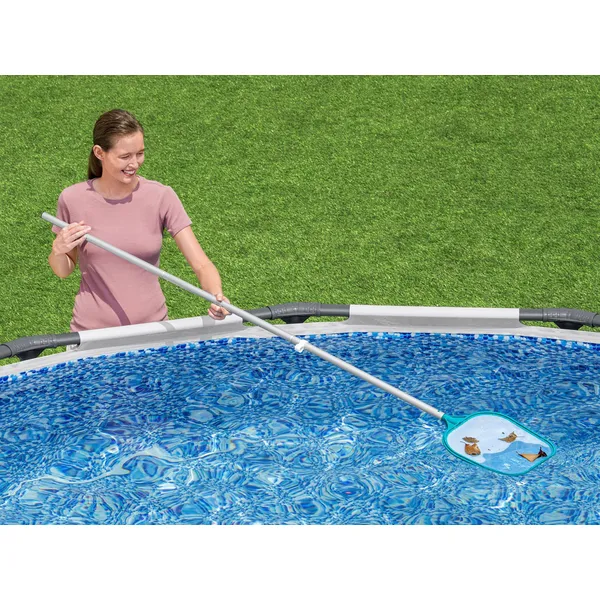 مكنسة مسبح 2 في 1 مع شبكة AquaClear من Bestway - طقم تنظيف كامل وسريع - 58013 مكنسة مسبح 2 في 1 مع شبكة AquaClear من Bestway - طقم تنظيف كامل وسريع - 58013 - الصورة 3