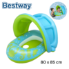 Bouée Bébé avec Pare-Soleil anti UV Bestway 80 x 85 cm pour Piscine et plage - 34091