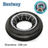 Bouée Gonflable Bestway Diamètre 119 Cm Avec 2 Poignée Motif Pneu - 36102 Bouée Gonflable Bestway Diamètre 119 Cm Avec 2 Poignée Motif Pneu - 36102