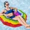 Bouée Gonflable Rainbow 115cm Bestway pour Piscine et Plage - 36163 Bouée Gonflable Rainbow 115cm Bestway pour Piscine et Plage - 3616