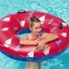 Bouée Gonflable Bestway pour Piscine Diamètre 119Cm Nautical Rouge - 36353