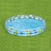 Piscine Ronde Gonflable Bestway avec 3 Anneaux 152 x 30 cm Pour Enfants - 51004