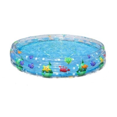 Piscine Ronde Gonflable Bestway avec 3 Anneaux 152 x 30 cm Pour Enfants - 51004