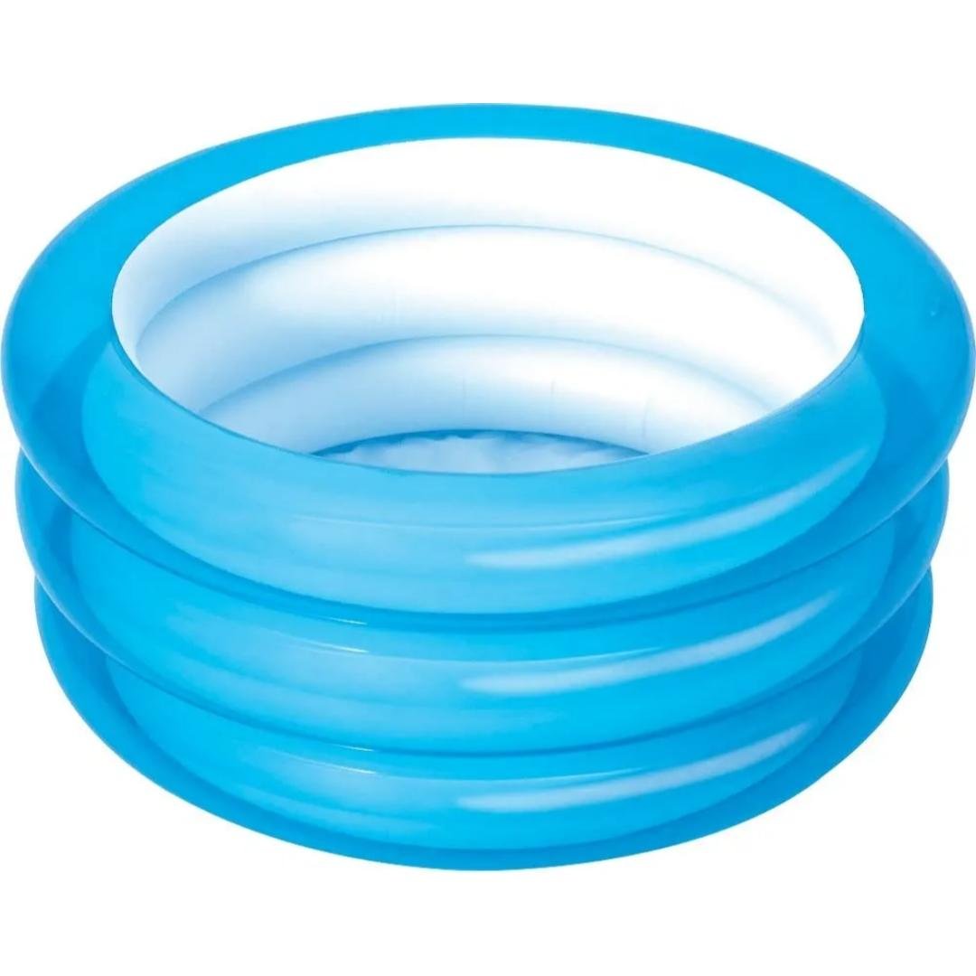 مسبح أطفال ورضع دائري قابل للنفخ مكون من 3 حلقات من Bestway بأبعاد 70 × 30 سم - 51033 Piscine Ronde Gonflable Bestway 70 × 30 cm En 3 Anneaux Pour bébé et Enfants - 51033