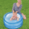 مسبح أطفال ورضع دائري قابل للنفخ مكون من 3 حلقات من Bestway بأبعاد 70 × 30 سم - 51033 Piscine Ronde Gonflable Bestway 70 × 30 cm En 3 Anneaux Pour bébé et Enfants - 51033