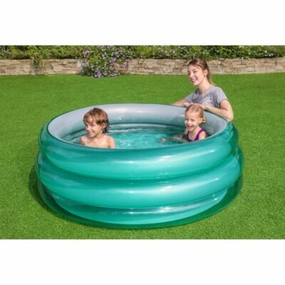 Piscine Ronde Gonflable Bestway avec 3 Anneaux 150 x 53 cm Pour Enfants - 51041