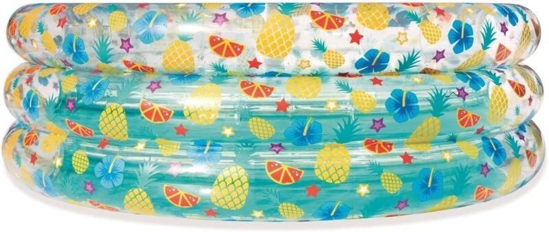 Bestway Piscine Ronde Gonflable Avec 3 Anneaux pour enfants - 150 x 53 cm - 51045