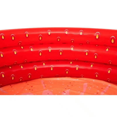 Piscine Ronde Gonflable Fraise Bestway Avec 3 Anneaux pour enfants - 160 x 38 cm - 51145