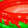 Piscine Ronde Gonflable Fraise Bestway Avec 3 Anneaux pour enfants - 160 x 38 cm - 51145