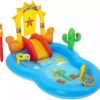 Bestway Piscine et Toboggan Gonflable Wild West - 264 x 188 x 140 cm - Centre et Espace de Jeux Pour Enfants - 53118