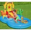 Bestway Piscine et Toboggan Gonflable Wild West - 264 x 188 x 140 cm - Centre et Espace de Jeux Pour Enfants - 53118