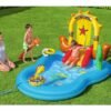 Bestway Piscine et Toboggan Gonflable Wild West - 264 x 188 x 140 cm - Centre et Espace de Jeux Pour Enfants - 53118