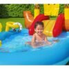 Bestway Piscine et Toboggan Gonflable Wild West - 264 x 188 x 140 cm - Centre et Espace de Jeux Pour Enfants - 53118
