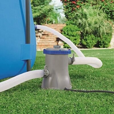 Piscine Hors Sol Rectangle Bestway Steel Pro 300 x 201 x 66 cm Avec Pompe De Filtration d'eau Facile a monter - 56411