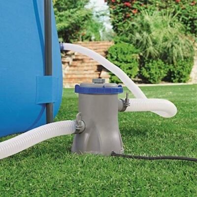 Piscine Hors Sol Rectangle Bestway Steel Pro 400 x 211 x 81 cm Avec Pompe De Filtration d'eau - 56424