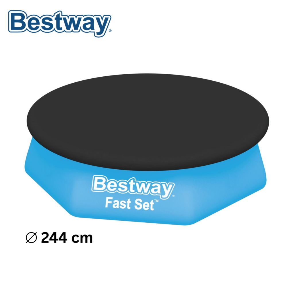 Bâche et Couverture De Piscine Rond Hors-sol 244Cm Bestway 4 saisons - 58032