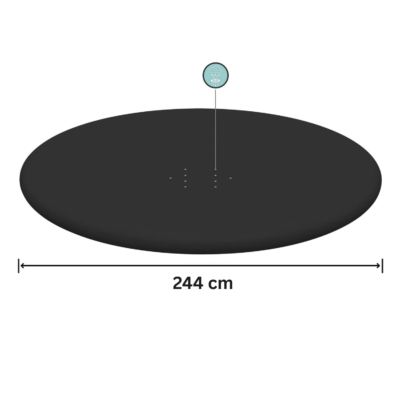 Bâche et Couverture De Piscine Rond Hors-sol 244Cm Bestway 4 saisons - 58032