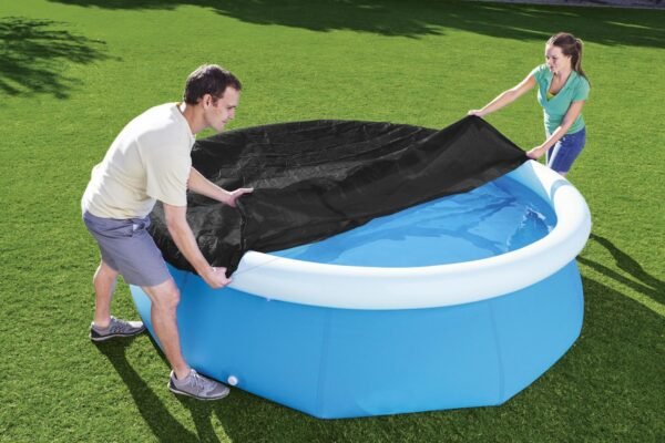 Bâche et Couverture De Piscine Rond Hors-sol 244Cm Bestway 4 saisons - 58032