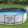 غطاء حماية دائري للمسابح فوق الأرض بمقاس 370 سم (لمسابح 3.66 متر) - Bestway 58037 Bâche et Couverture 370Cm Bestway De Piscine Rond Hors-sol 3.66m - 58037