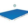 Bestway Bache et Couverture 264 x 174cm De Piscine Hors-Sol Rectangulaire 259x170 cm 4 saisons - 58105
