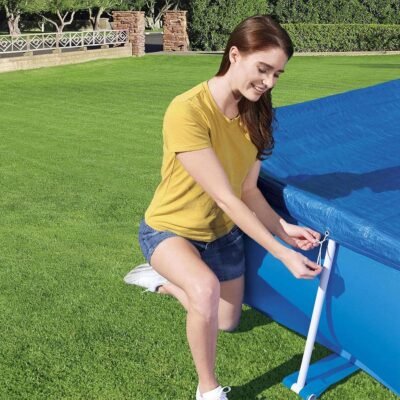 Bache et Couverture Bestway De Piscine Hors-Sol Rectangulaire 300x201cm 4 saisons - 58106