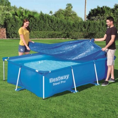 Bache et Couverture Bestway De Piscine Hors-Sol Rectangulaire 300x201cm 4 saisons - 58106